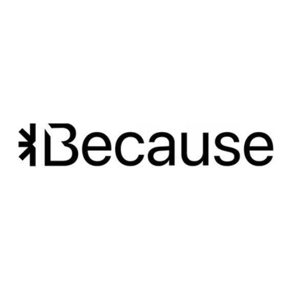Logo of Because, partner of TEDxDUTH
